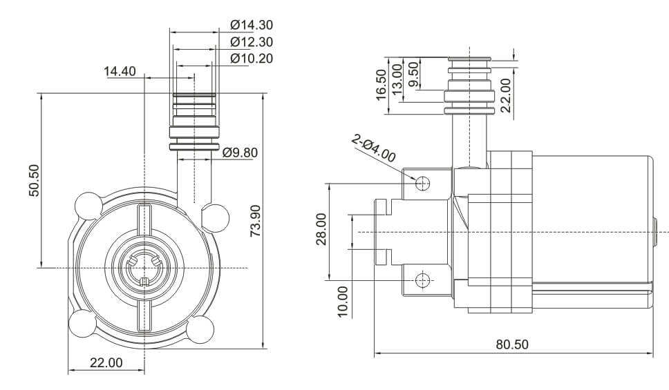 12v hot water pump