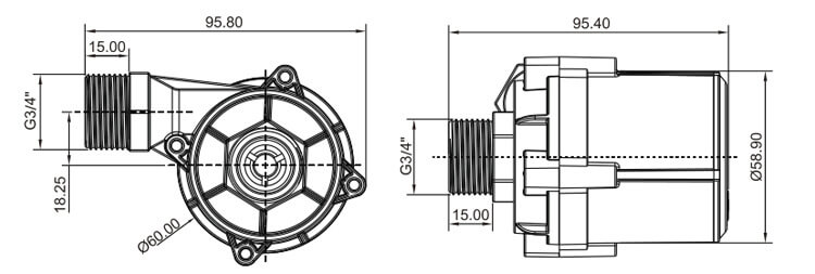 24v toilet water pump