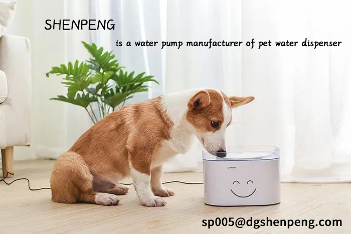 The pet water dispenser water pump