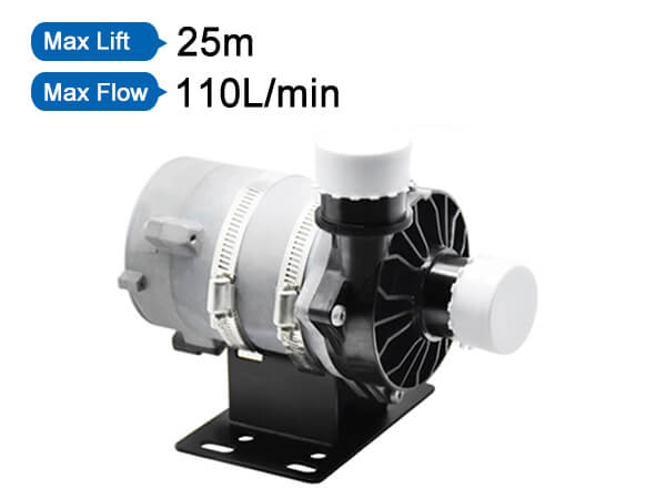 Application of brushless water pump