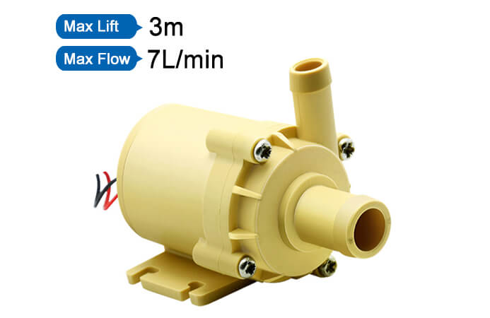 Cleaning process of food grade water pump